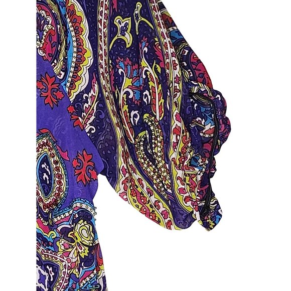 Paisley Print Blouse with beautiful Beading from Faith Size‎ Small - Picture 8 of 12